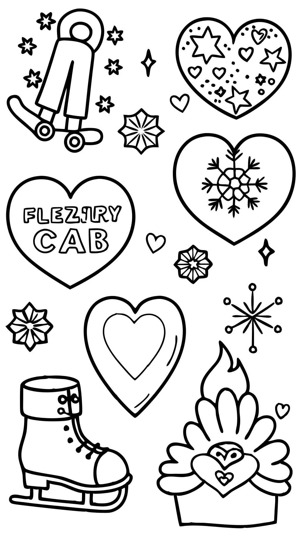 coloring pages february